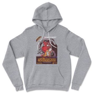 Cat Wars - Revenge Of The Dog Hoodie in Athletic Heather color